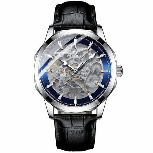 Automatic Skeleton Watch with Leather Strap – view 14