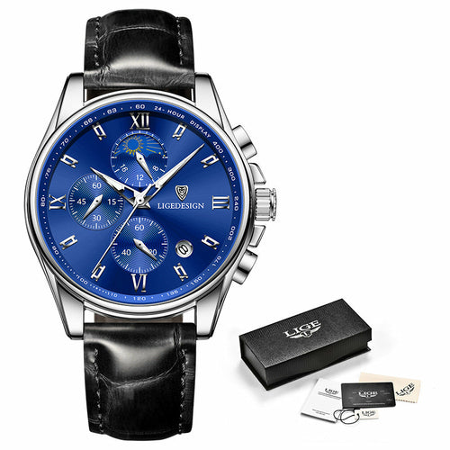 Three-Subdial Quartz Watch with Date Window – view 12