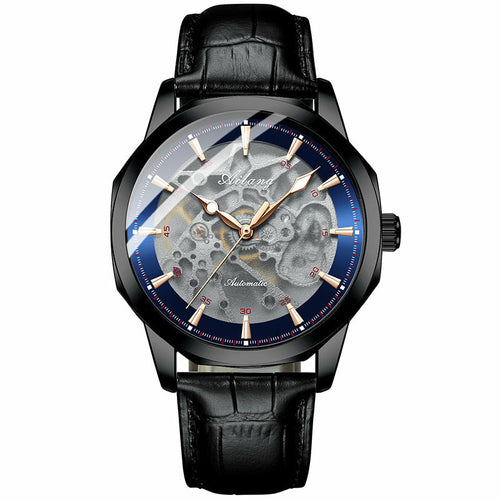 Automatic Skeleton Watch with Leather Strap – view 16