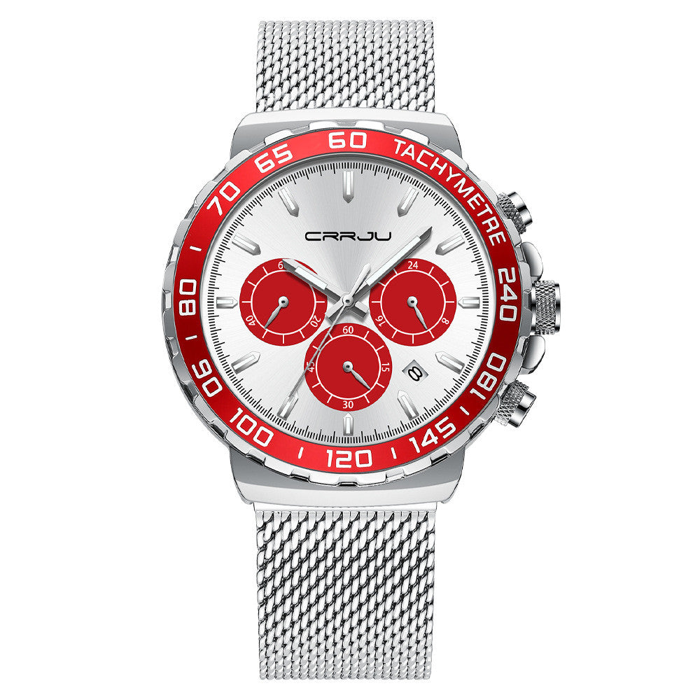 Quartz Three-Subdial Sports Watch with 24-Hour Indicator – view 2