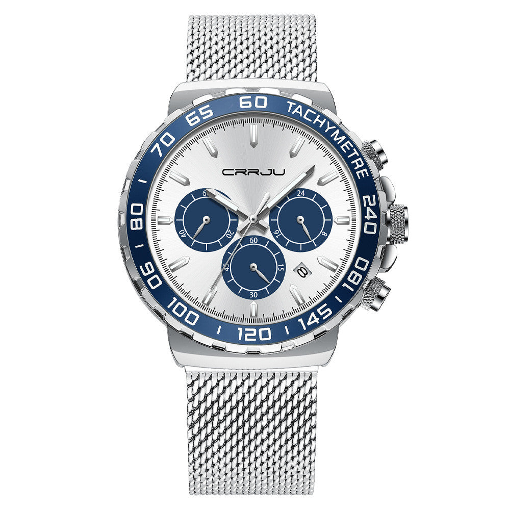 Quartz Three-Subdial Sports Watch with 24-Hour Indicator – view 10