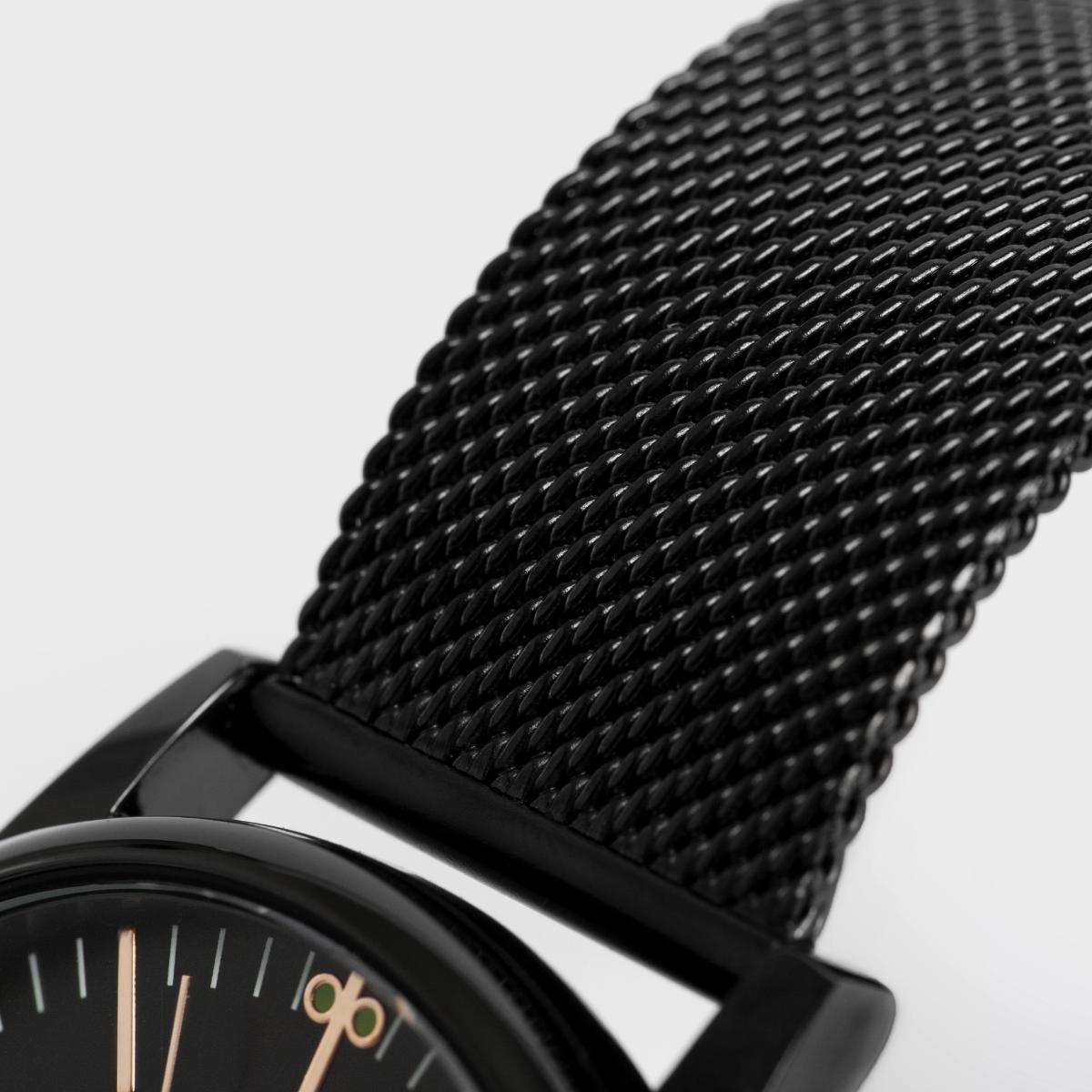 Stainless Steel Mesh-Band Watch, 43mm – view 4