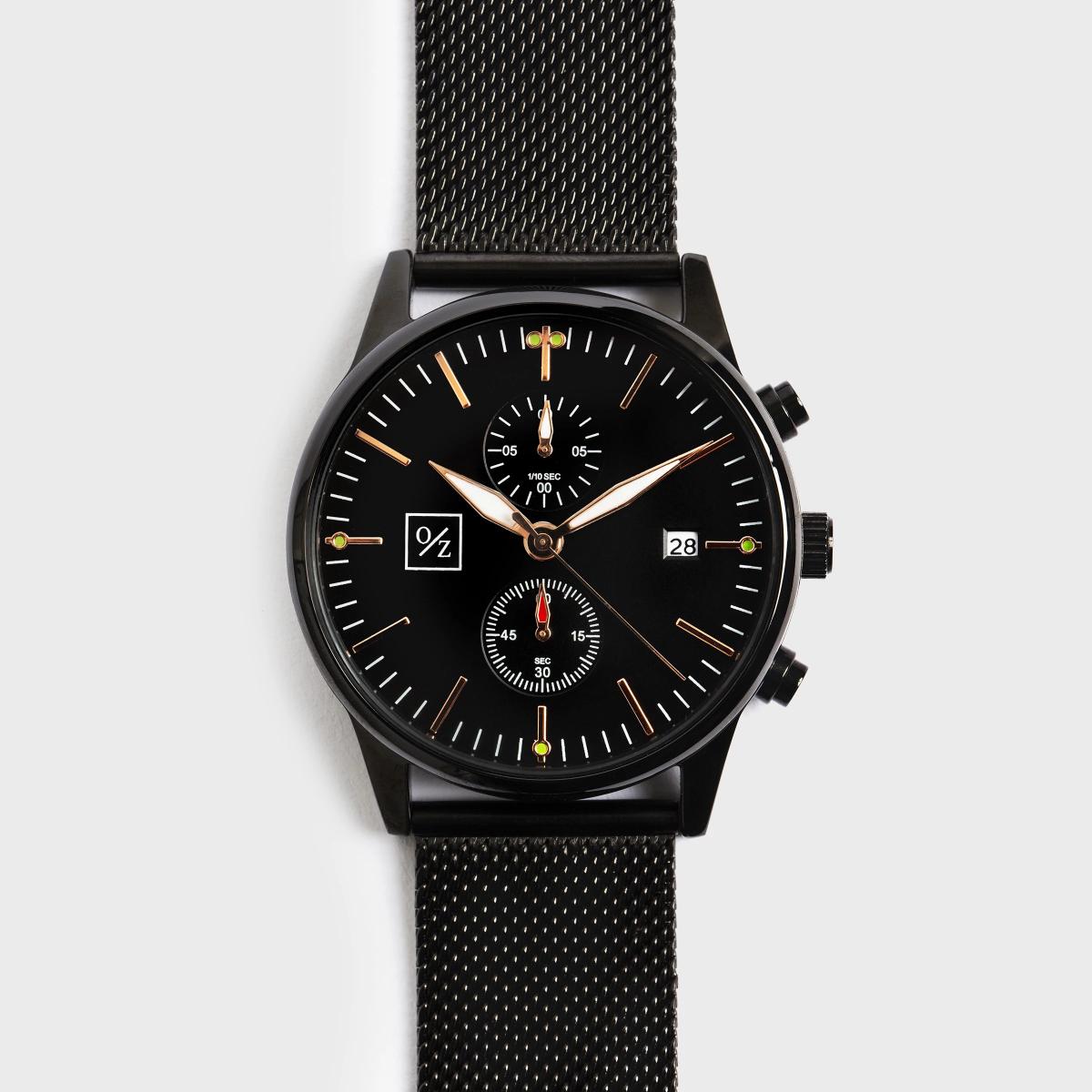 Stainless Steel Mesh-Band Watch, 43mm