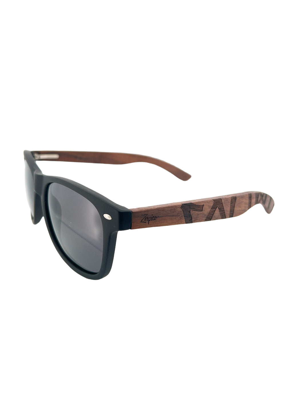 Viking Rune Engraved Wooden Sunglasses – view 4