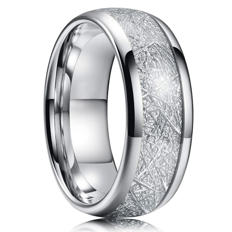 Abalone Shell Inlay Domed Ring – view 25