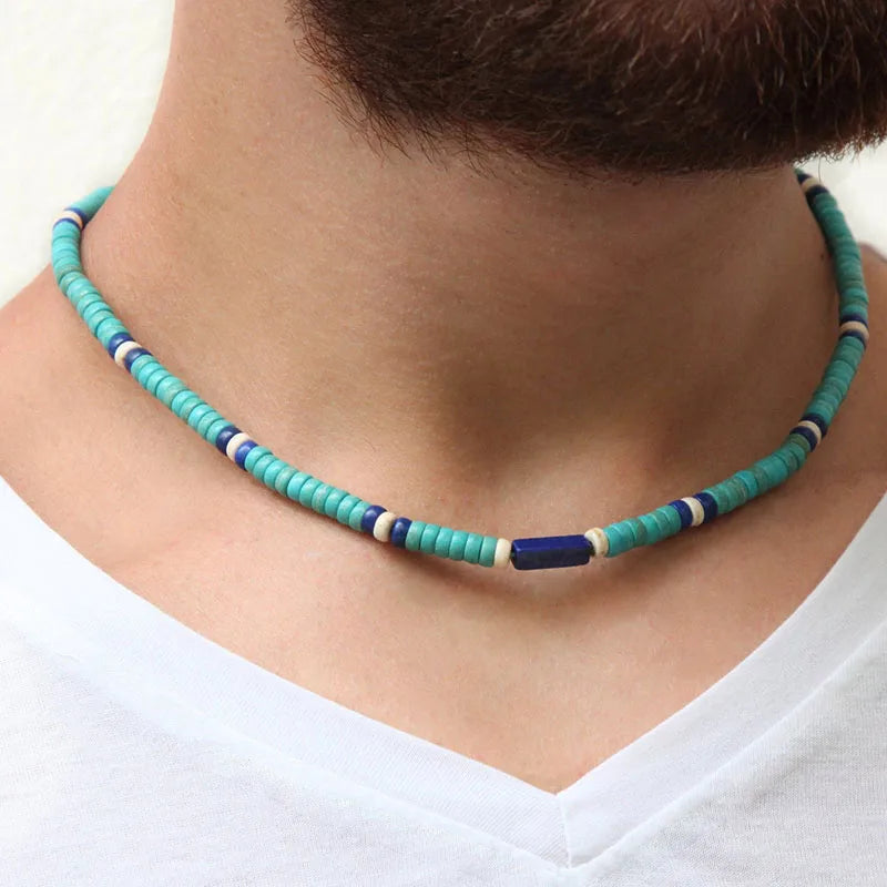 Tiger Eye and Black Onyx Beaded Choker Necklace – view 4