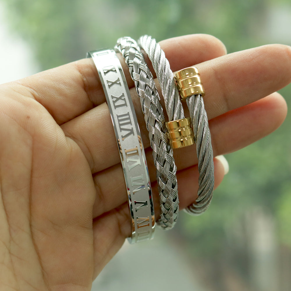 Royal Roman Bangle Set (3-Piece) – view 13