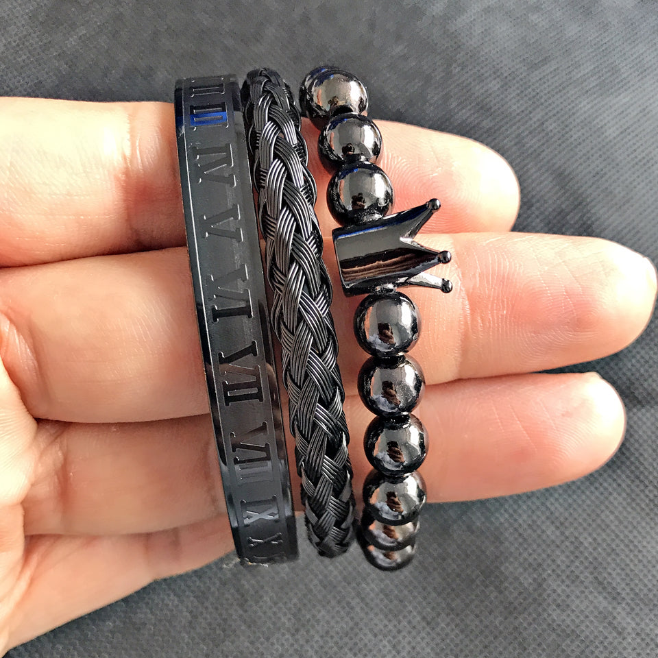 Royal Roman Bangle Set (3-Piece) – view 29