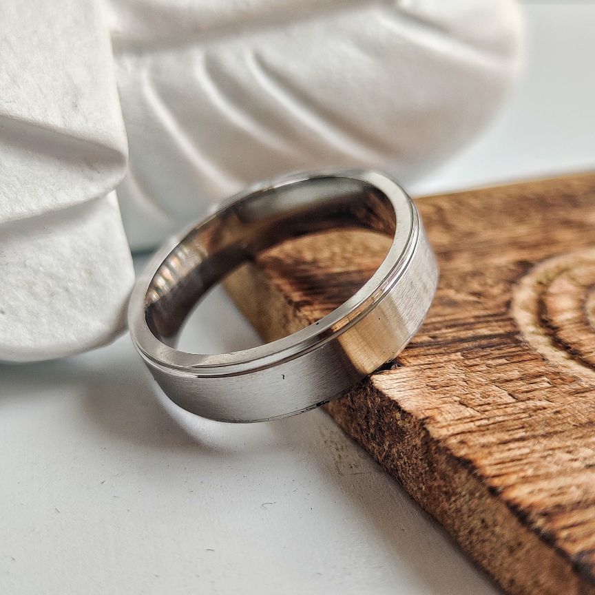 Tungsten Carbide Band Ring, 6mm – view 5