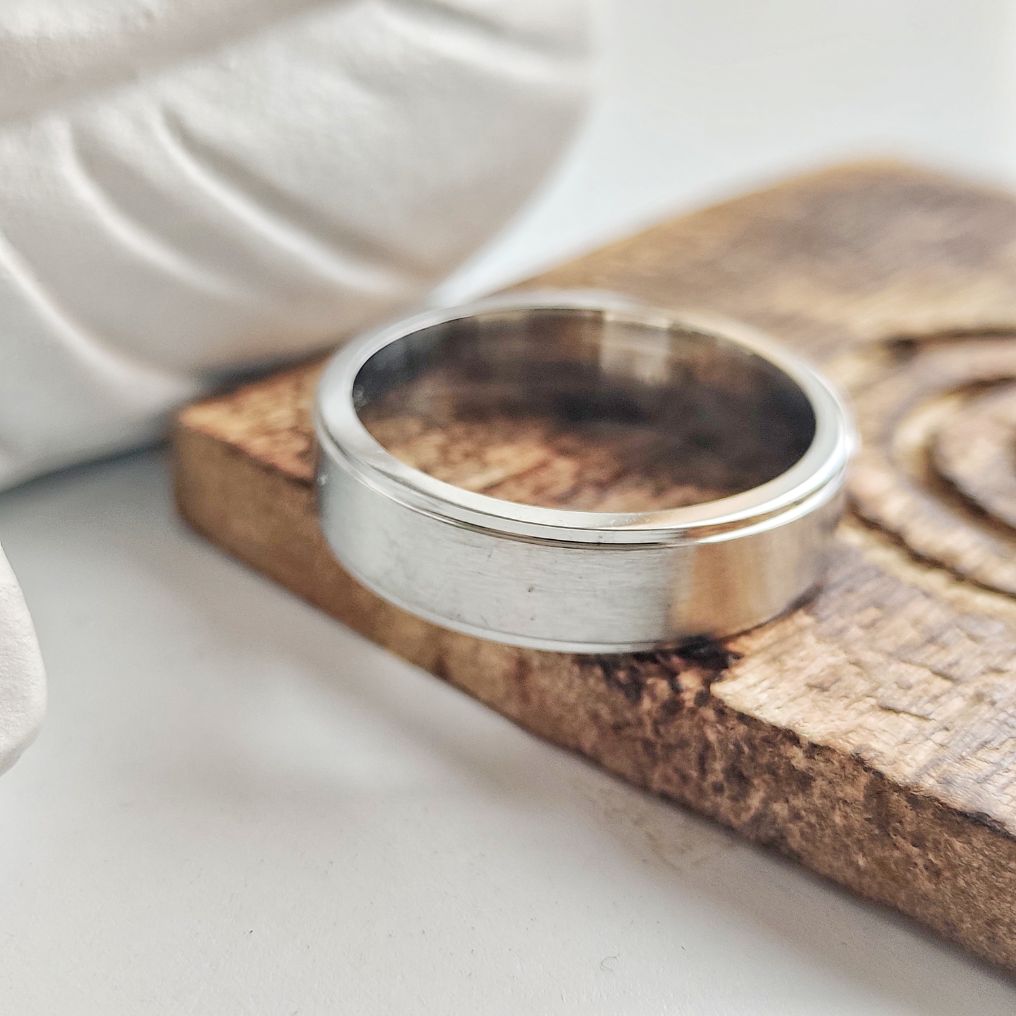 Tungsten Carbide Band Ring, 6mm – view 2
