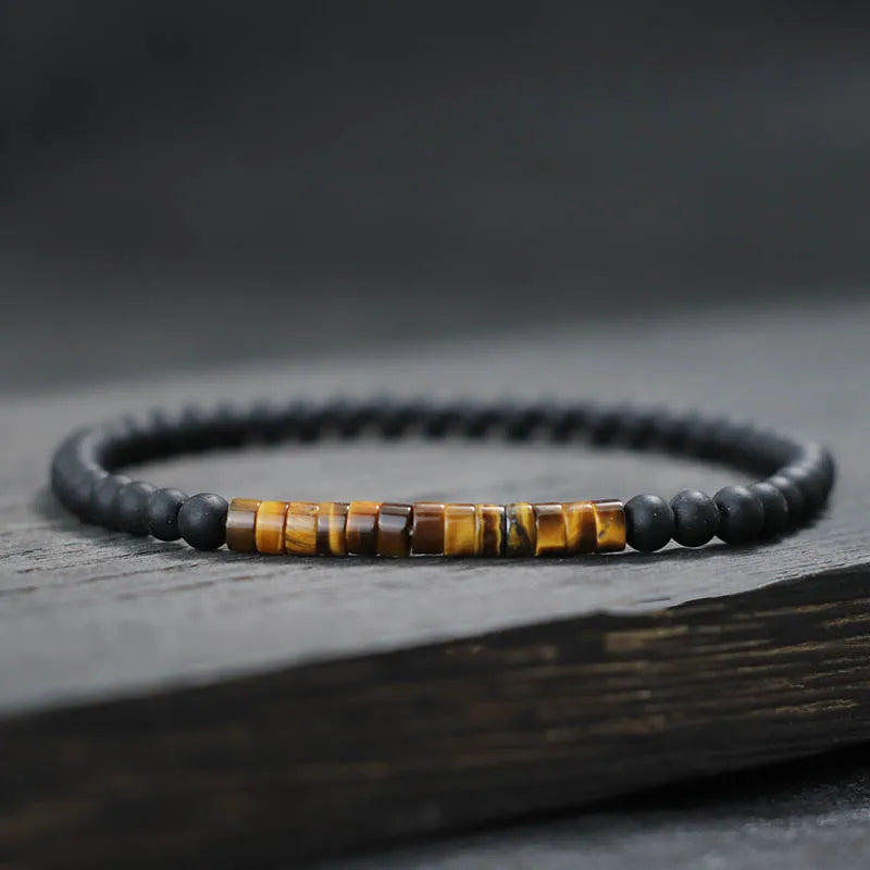 4mm Natural Stone Beaded Bracelet – view 12