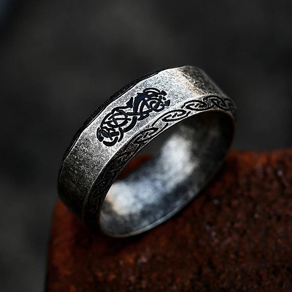 316L Stainless Steel Viking Rune Ring – view 38