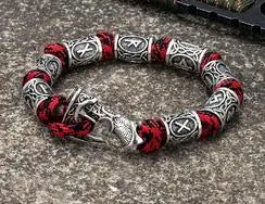Viking Wolf Cord Bracelet – view 7