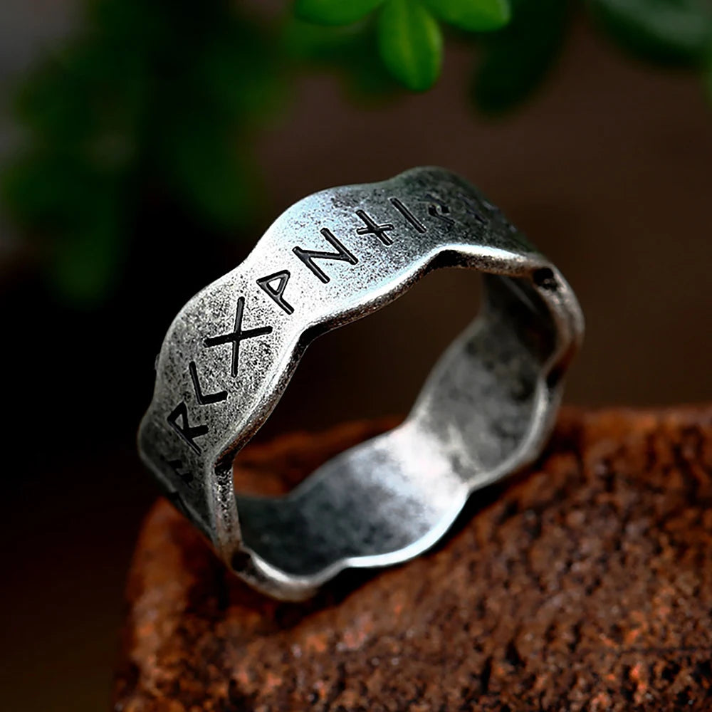 316L Stainless Steel Viking Rune Ring – view 18