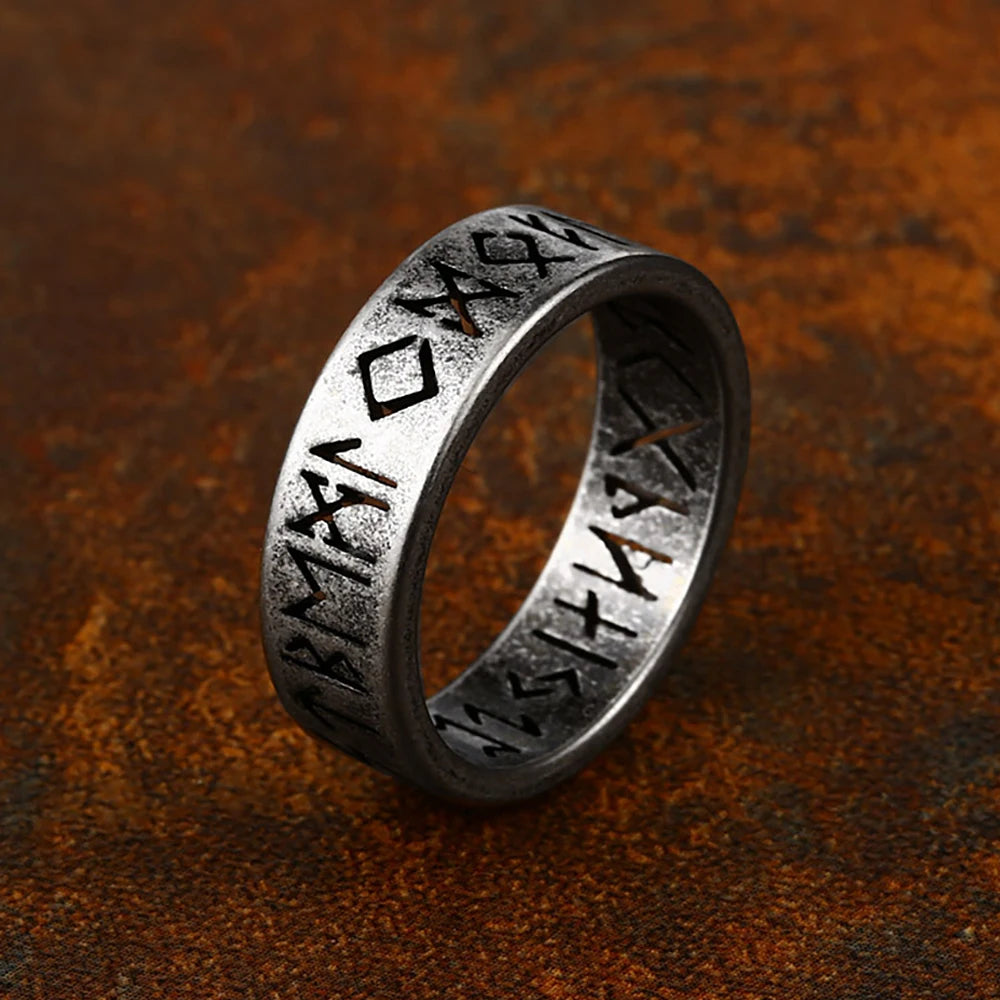 316L Stainless Steel Viking Rune Ring – view 30