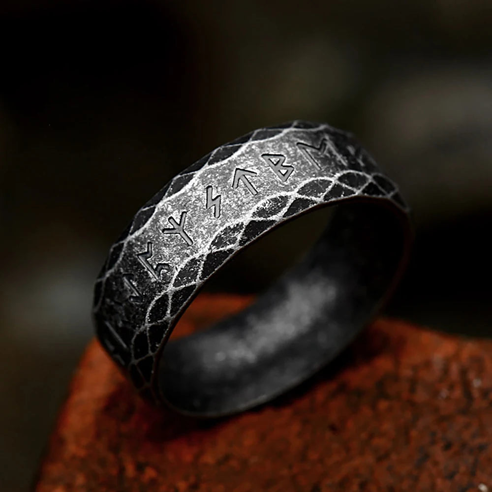 316L Stainless Steel Viking Rune Ring – view 9