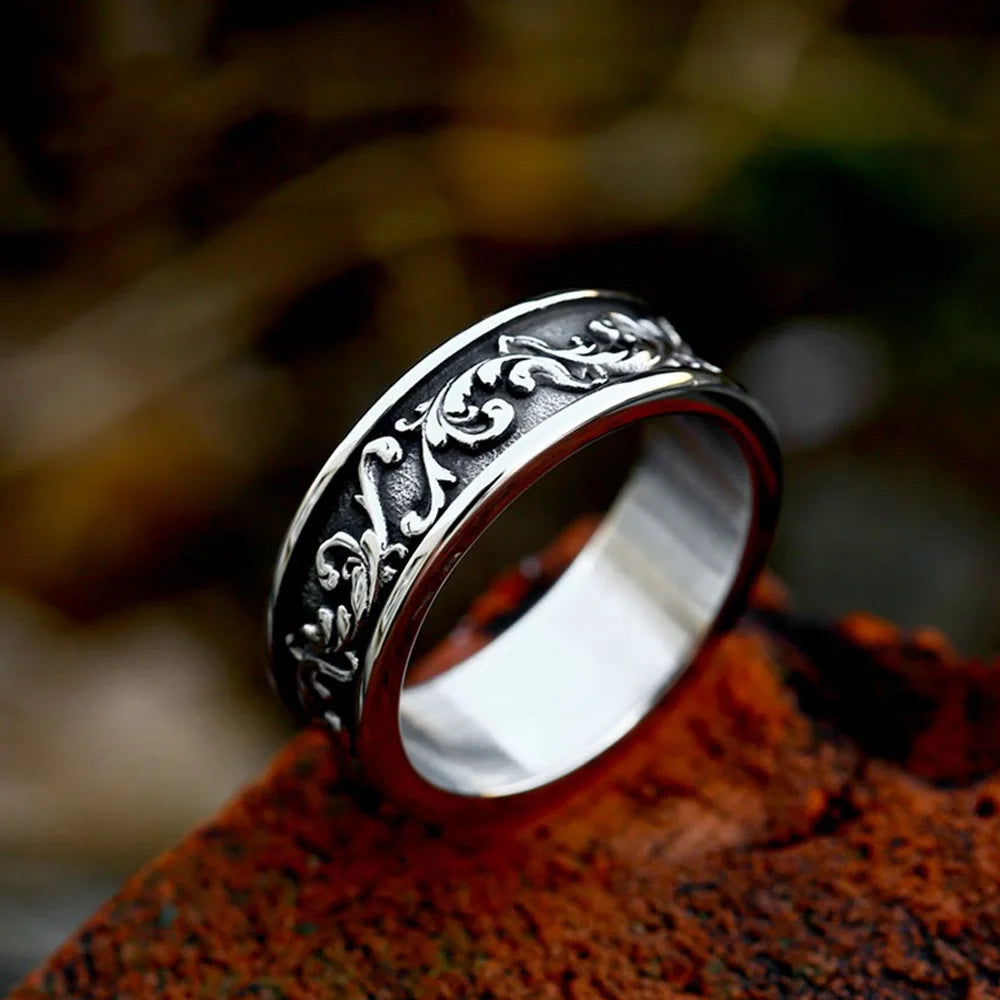 Stainless Steel Viking Celtic Ring – view 20