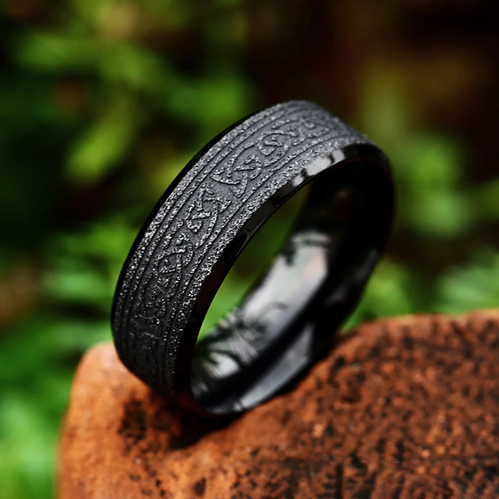 316L Stainless Steel Viking Rune Ring – view 16