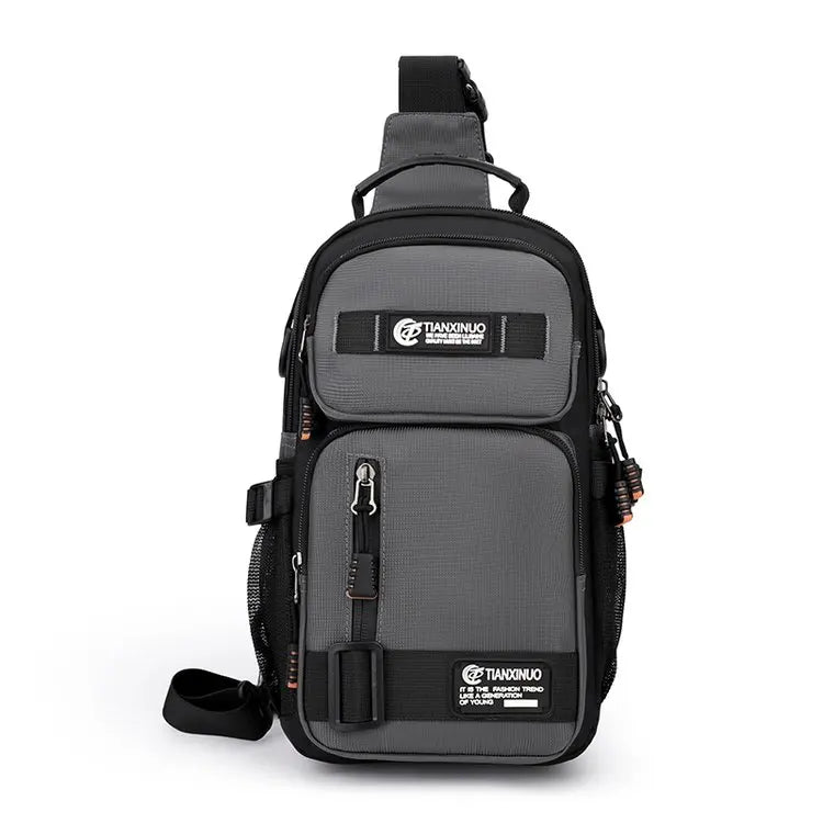 Nylon Crossbody Chest Bag – view 7