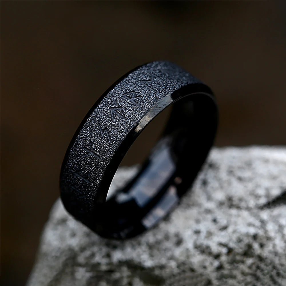 316L Stainless Steel Viking Rune Ring – view 27
