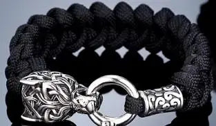 Viking Wolf Cord Bracelet – view 24
