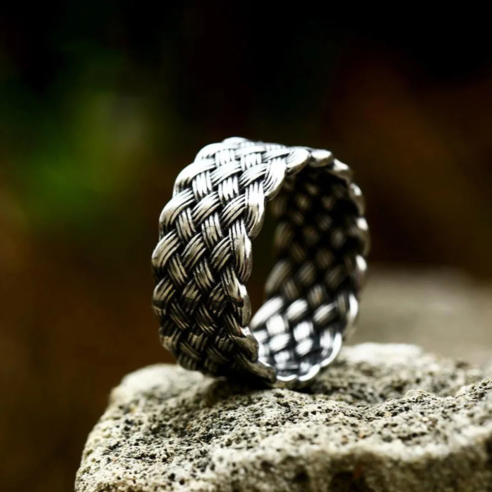 Stainless Steel Viking Celtic Ring – view 13