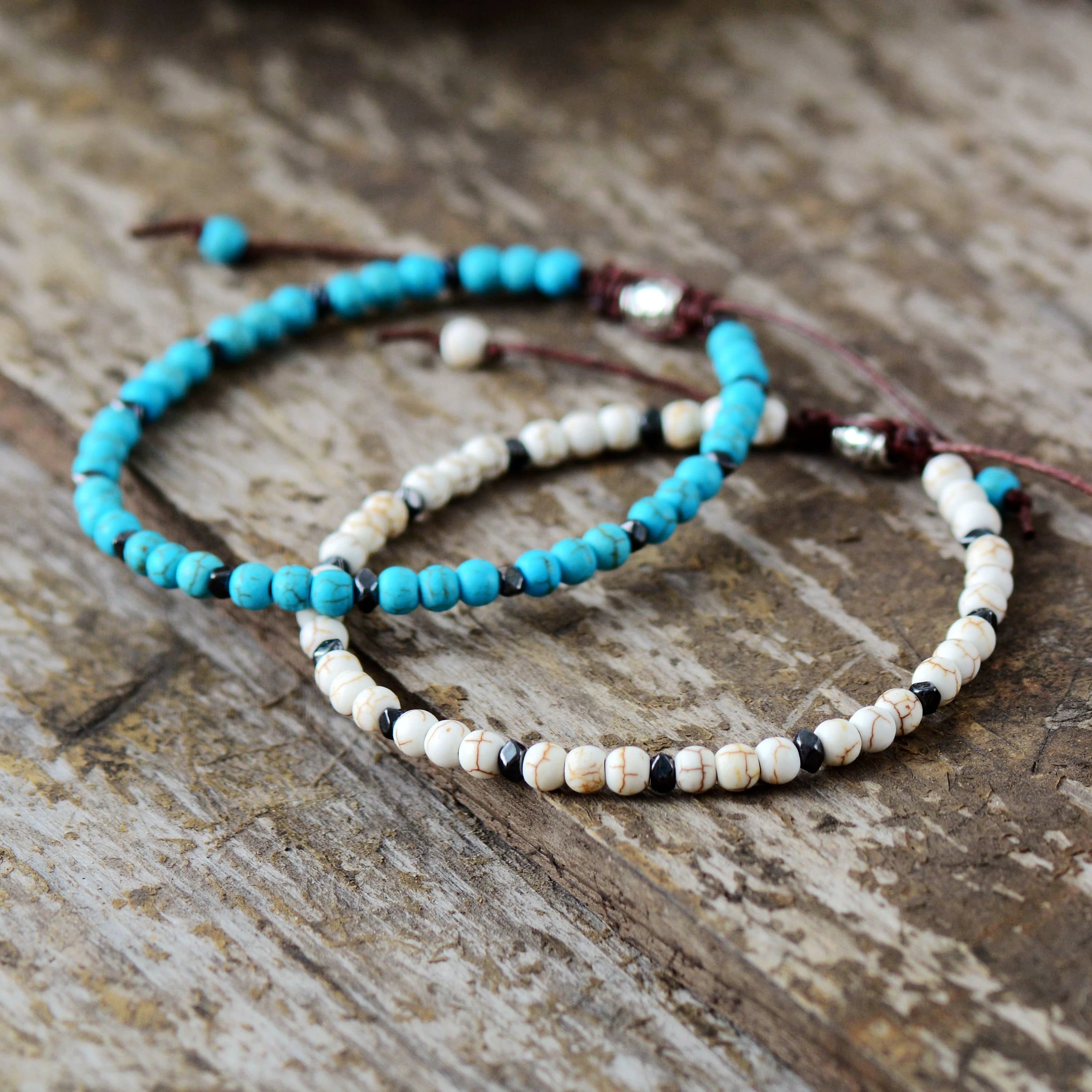 Boho Beaded Stretch Bracelet – view 2