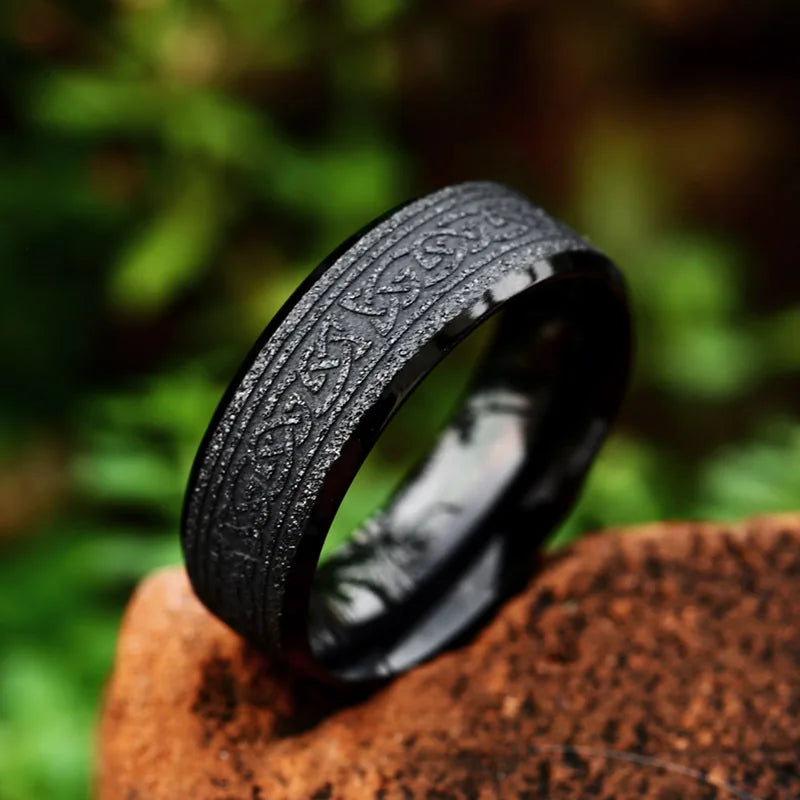 Stainless Steel Viking Celtic Ring – view 22