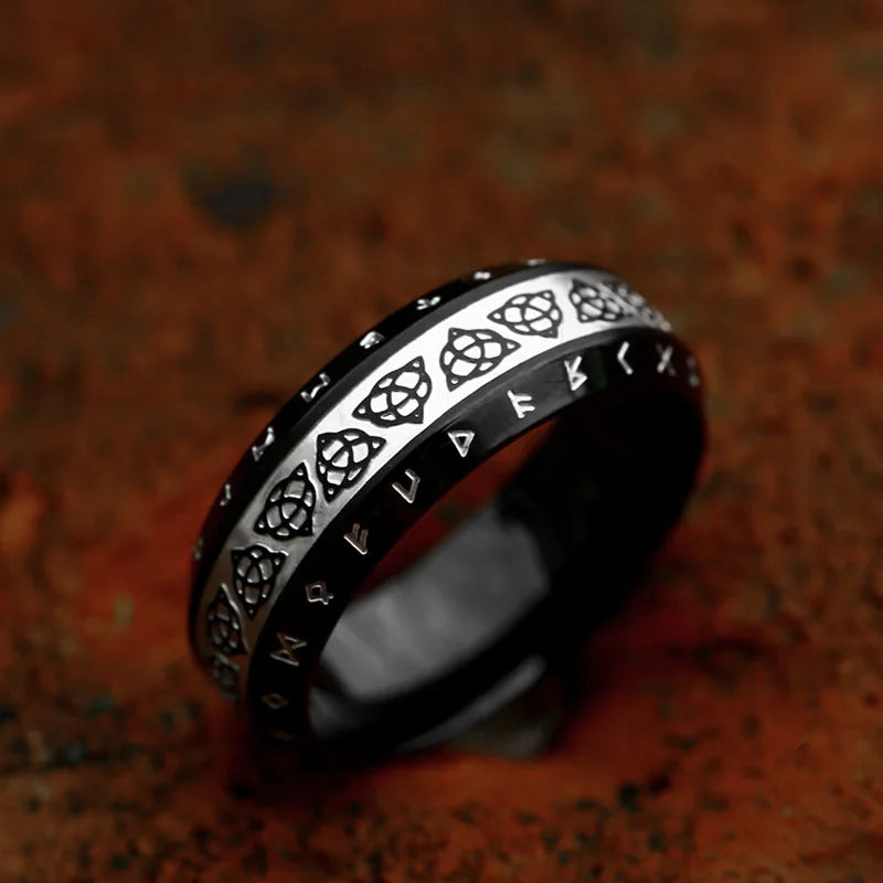 Stainless Steel Viking Celtic Ring – view 10