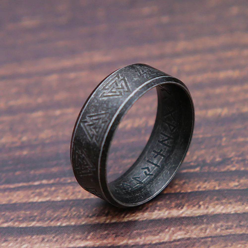 316L Stainless Steel Viking Rune Ring – view 24