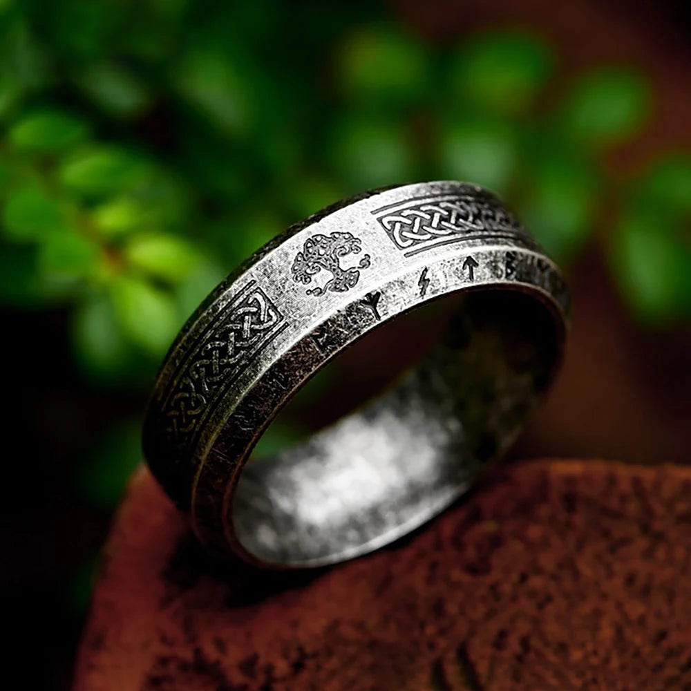 316L Stainless Steel Viking Rune Ring – view 34
