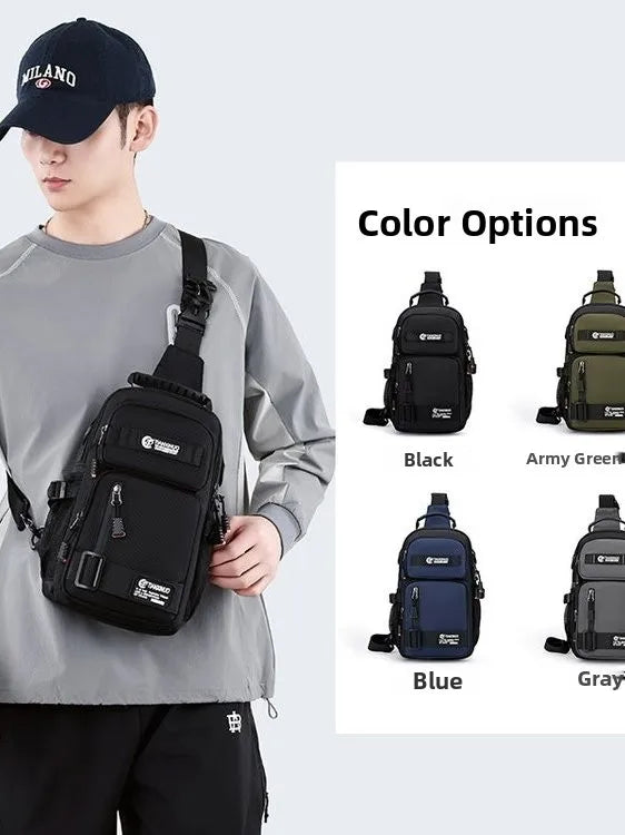 Nylon Crossbody Chest Bag – view 5