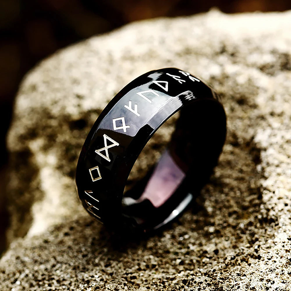316L Stainless Steel Viking Rune Ring – view 22
