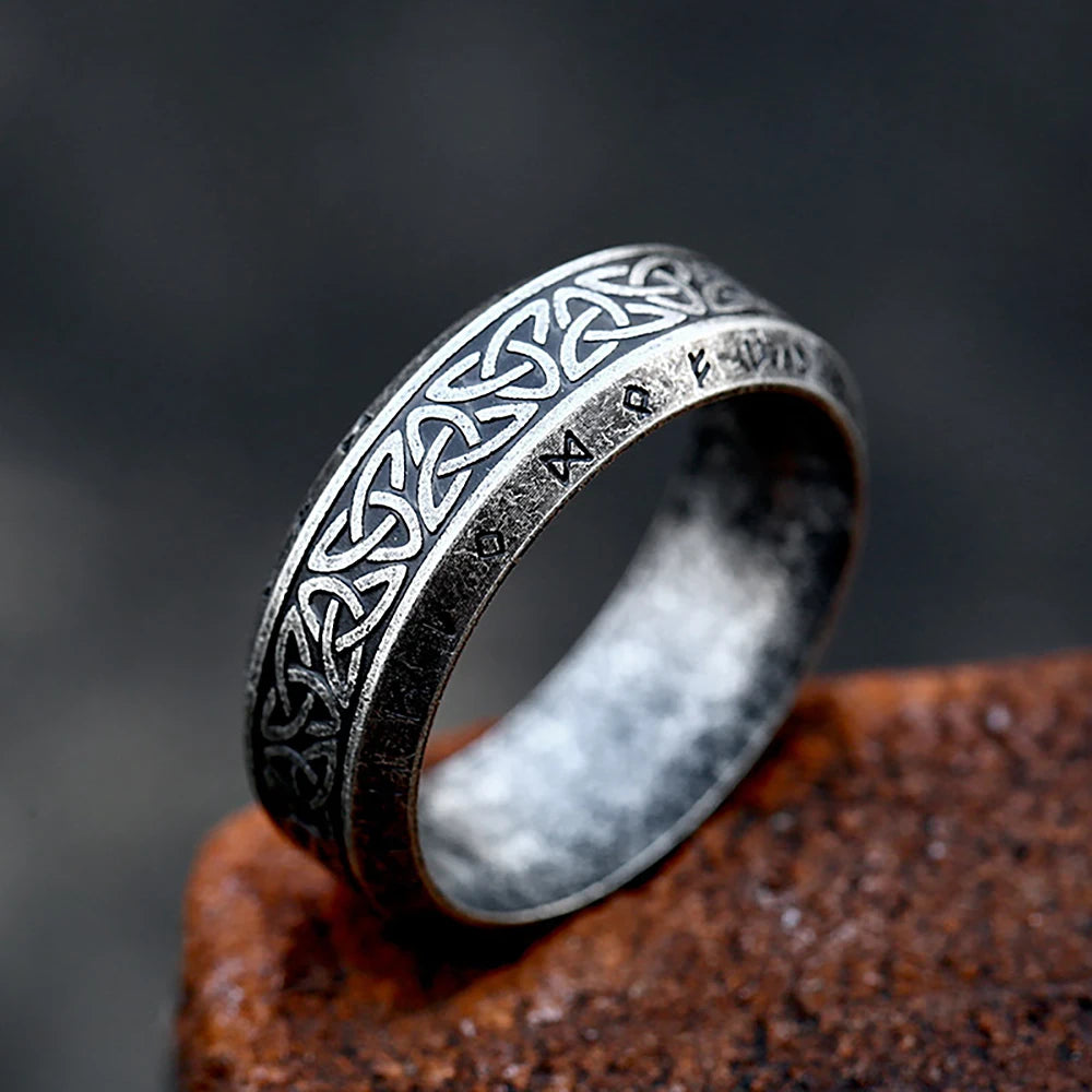 316L Stainless Steel Viking Rune Ring – view 15