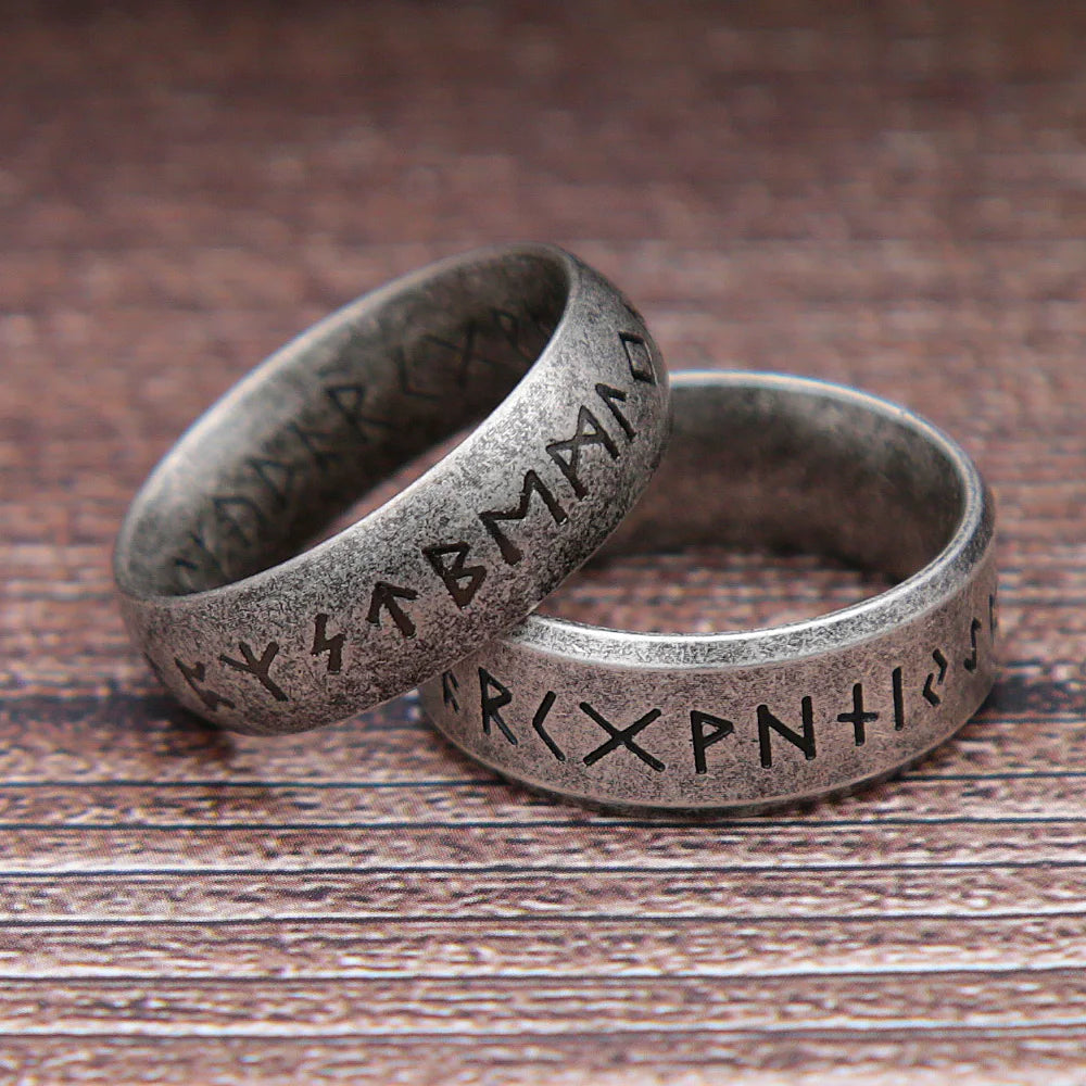 316L Stainless Steel Viking Rune Ring – view 4
