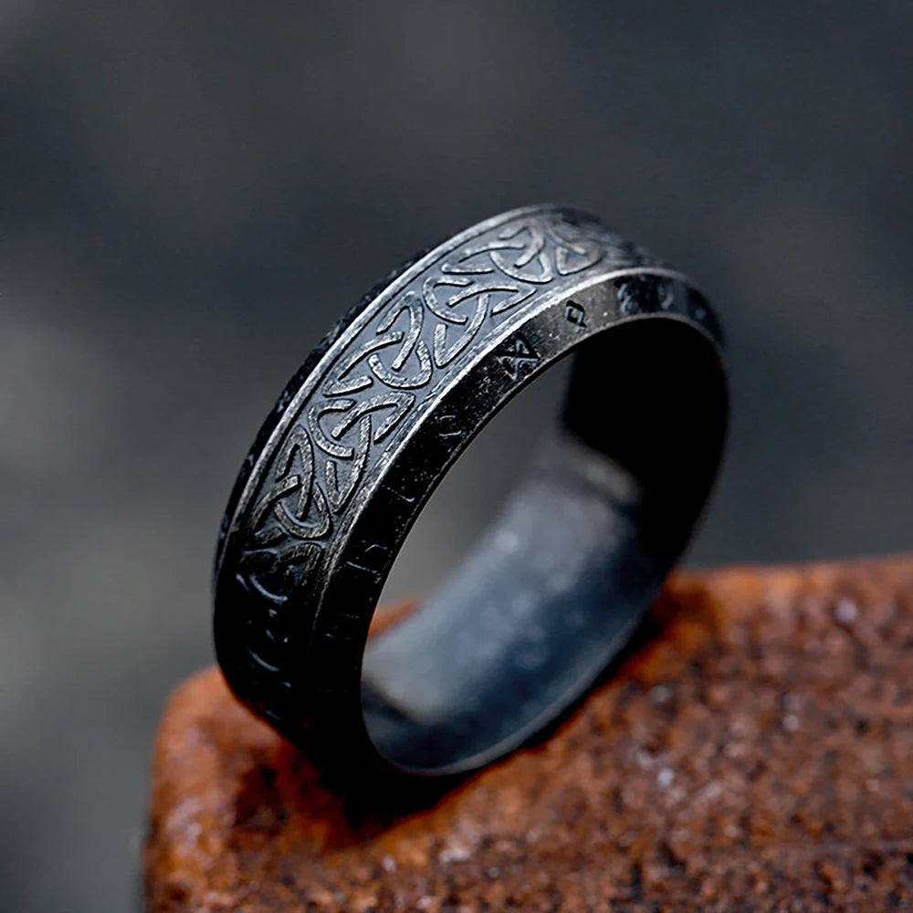 316L Stainless Steel Viking Rune Ring – view 10