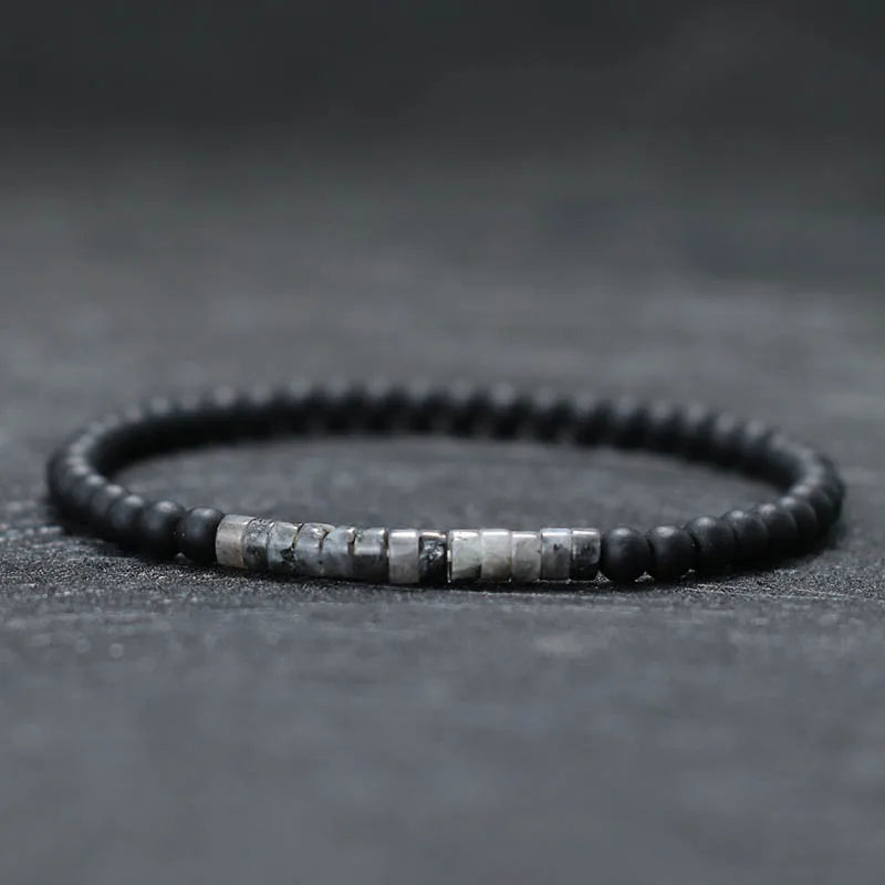 4mm Natural Stone Beaded Bracelet – view 8