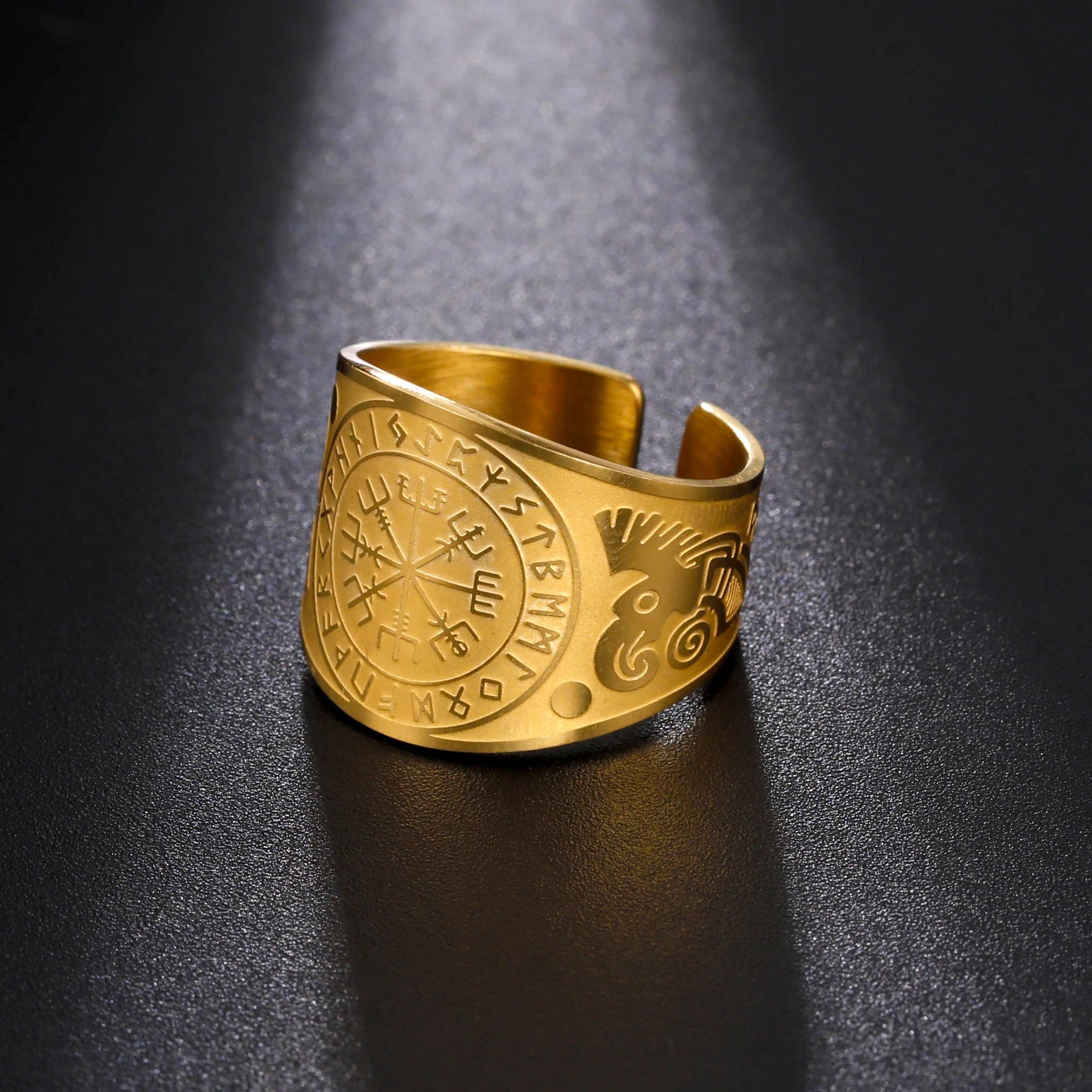 Vegvisir Compass Ring – view 4