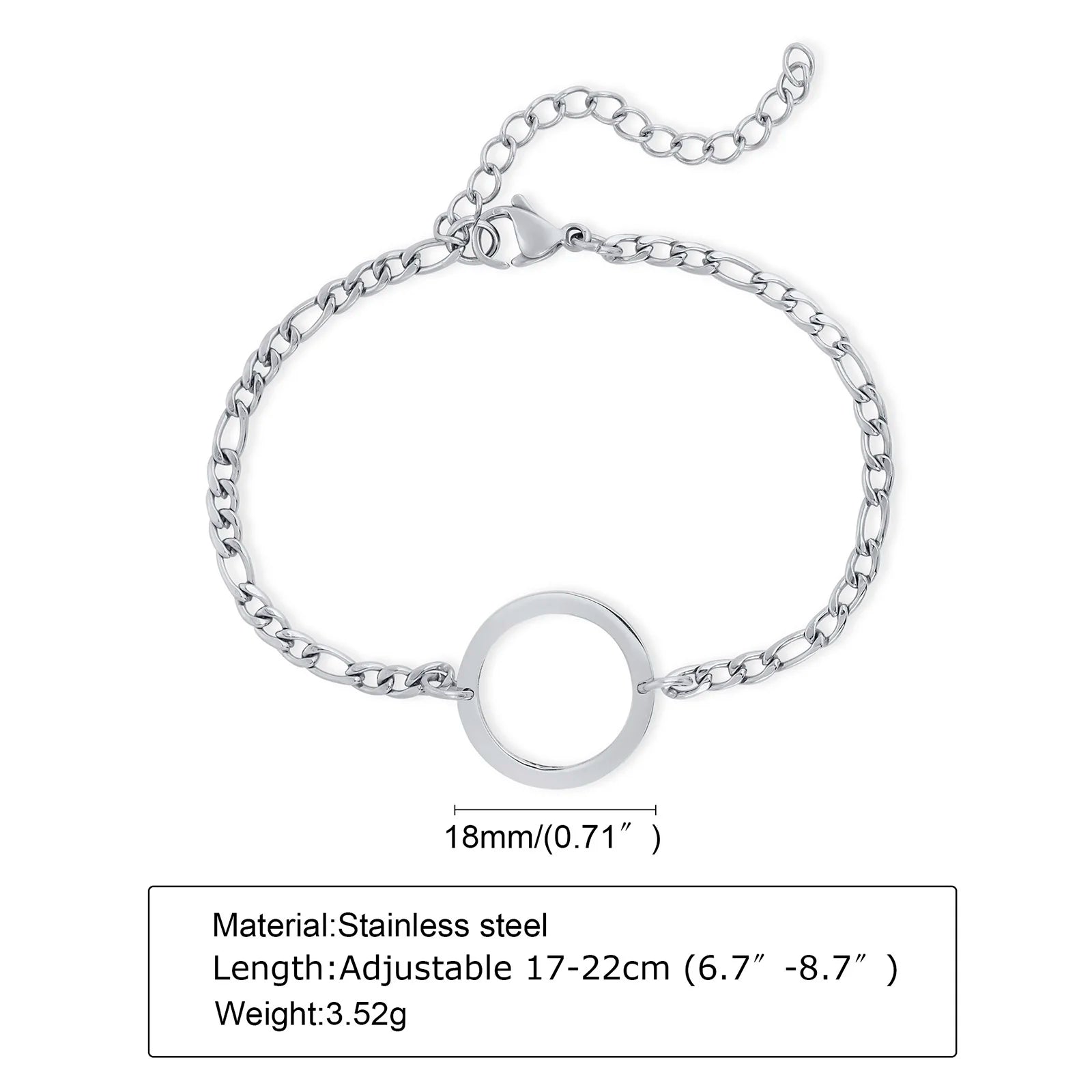 Geometric Chain Bracelet – view 8