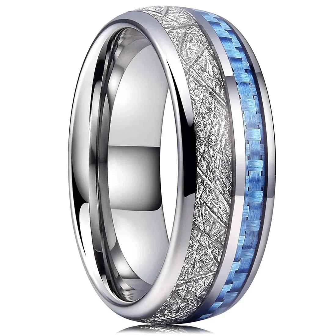 Abalone Shell Inlay Domed Ring – view 22