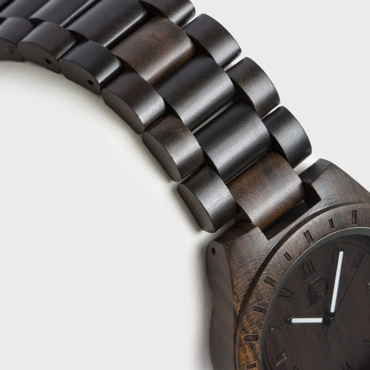 Black Walnut Wood Watch with Textured Dial – view 3