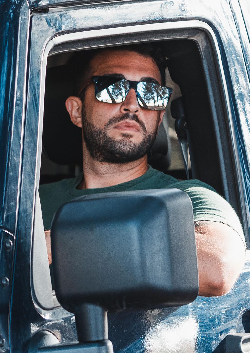 Acetate & Wood Square Sunglasses – view 3