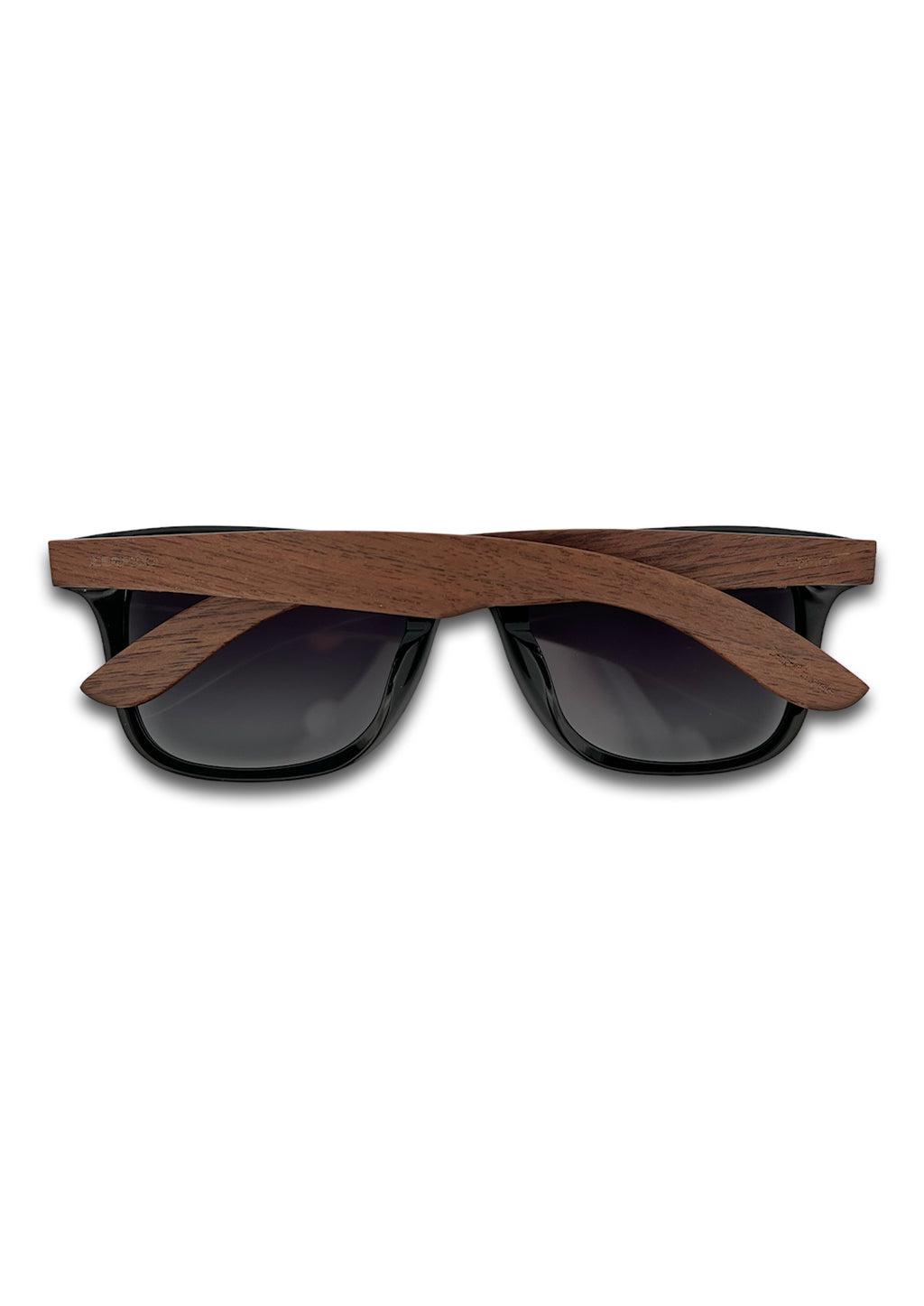 Acetate & Wood Wayfarer Sunglasses – view 6