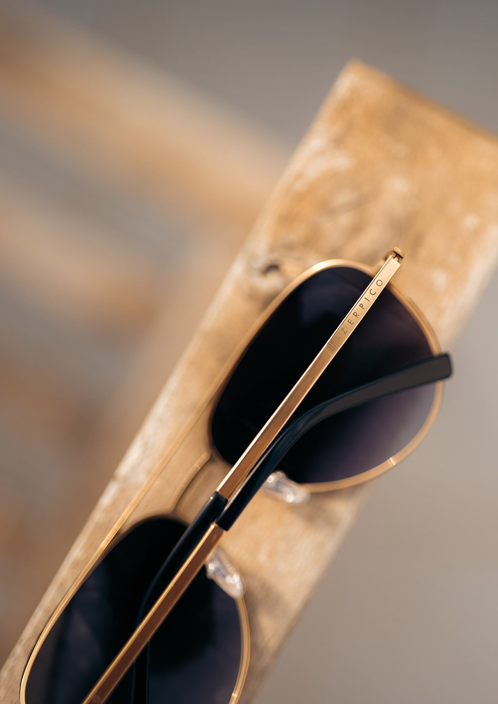 Titanium Aviator Sunglasses – Changeable Lenses – view 5
