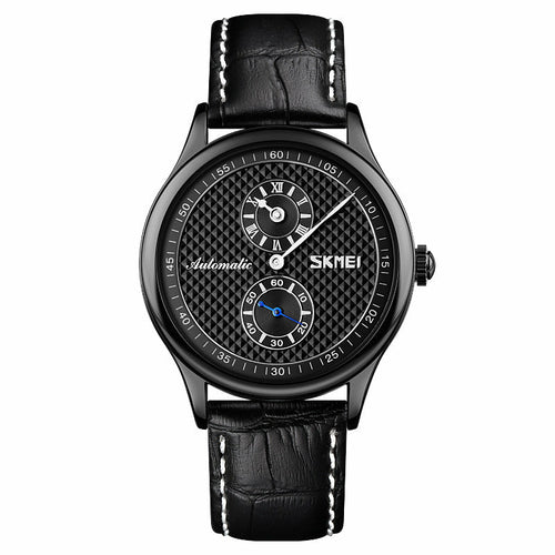 Automatic Split-Dial Watch with Leather Strap – view 15