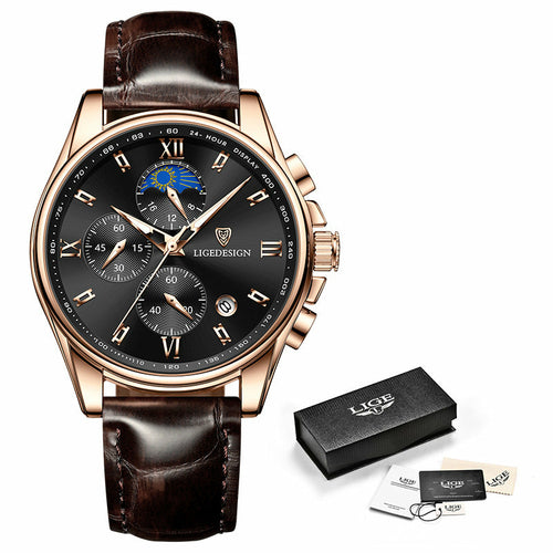 Three-Subdial Quartz Watch with Date Window – view 13