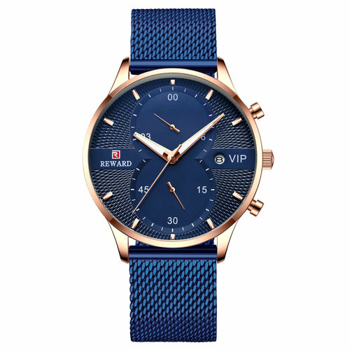 Stainless Steel Bracelet Quartz Calendar Watch, 45mm – view 11