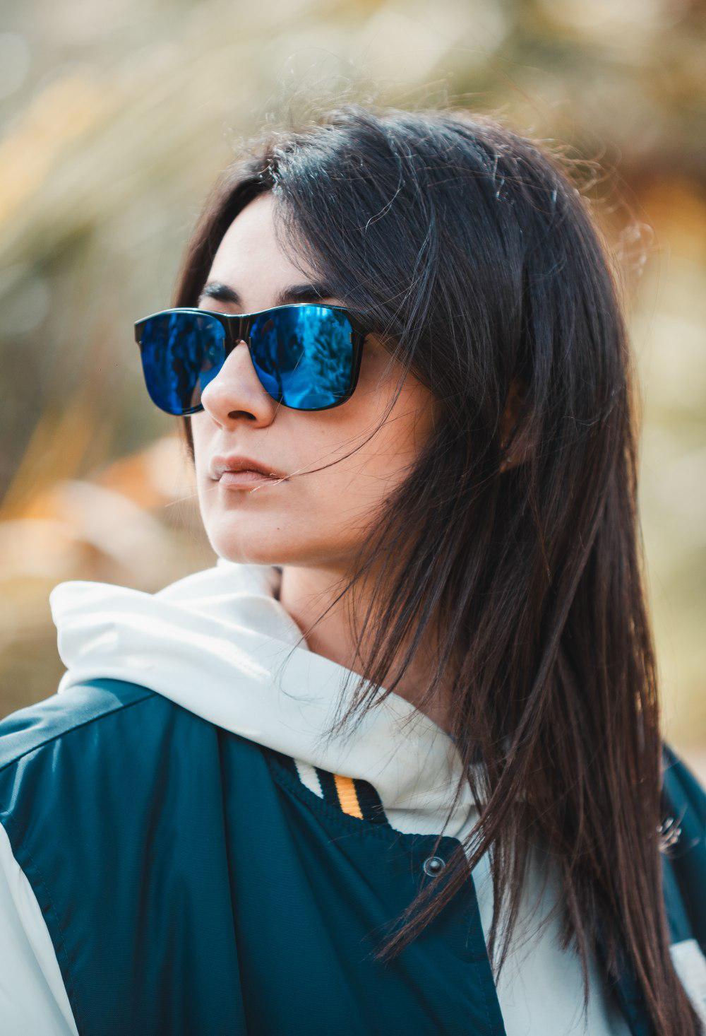 Acetate & Wood Classic Wayfarer Sunglasses – view 3
