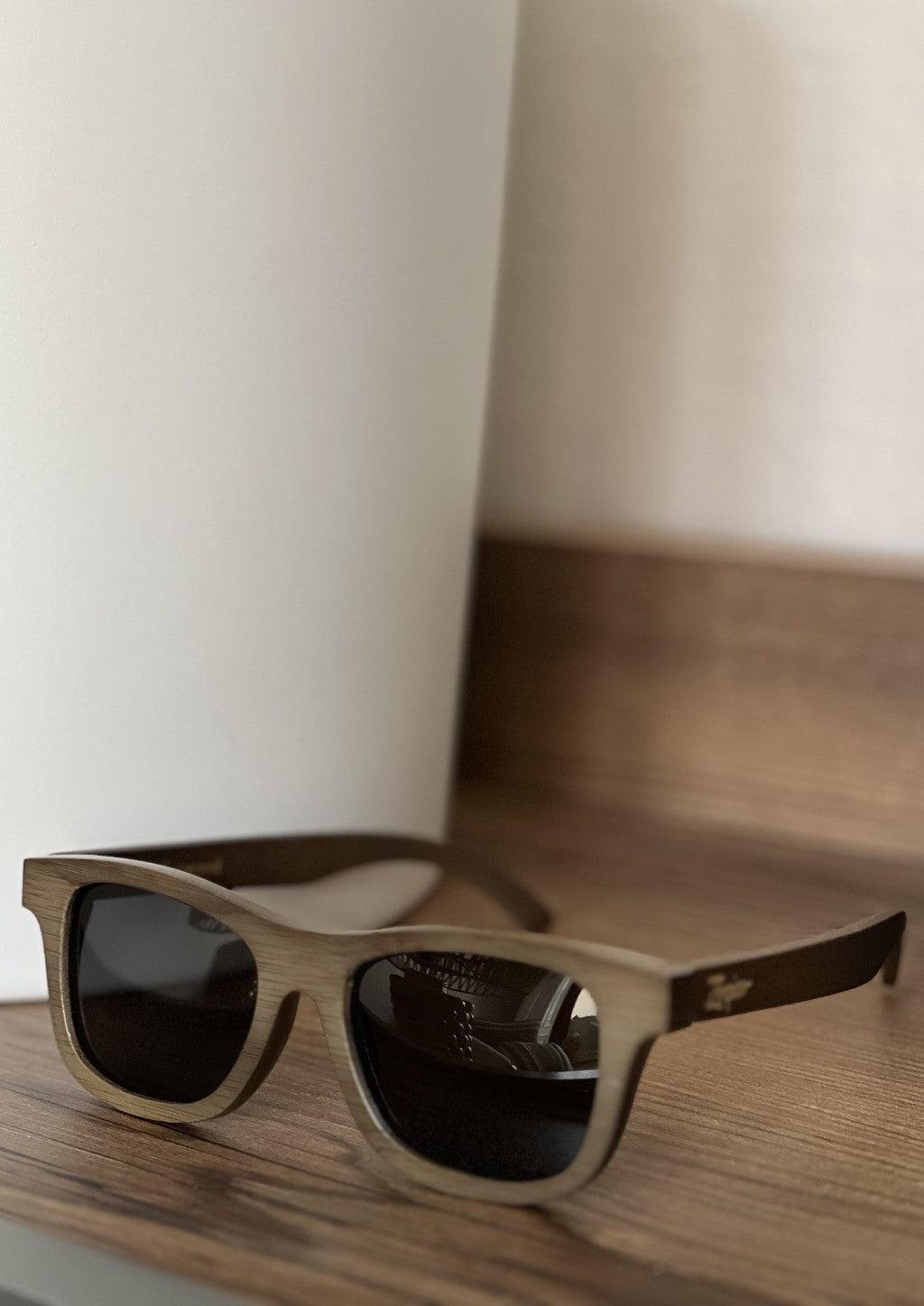 Bamboo Wayfarer Sunglasses – Multicolor – view 5