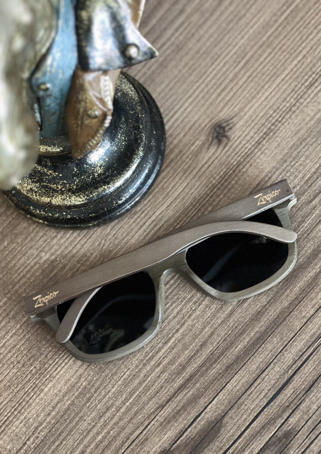 Bamboo Wayfarer Sunglasses – Multicolor – view 6